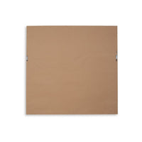 Wall Decor, Craft Paper Circle Framed Art, Brown White, 38x38 Square -BM332791