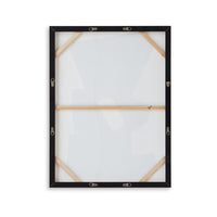 Garcy Wall Art Painting, 30x40, Black and Cream Framed Abstract Decor -BM332883