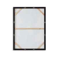 Garcy Wall Art Painting, 30x40, Black and Cream Framed Abstract Decor -BM332883