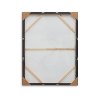 Lerry Abstract Wall Art Painting, 30x40 Framed Canvas Black White Gray -BM332886