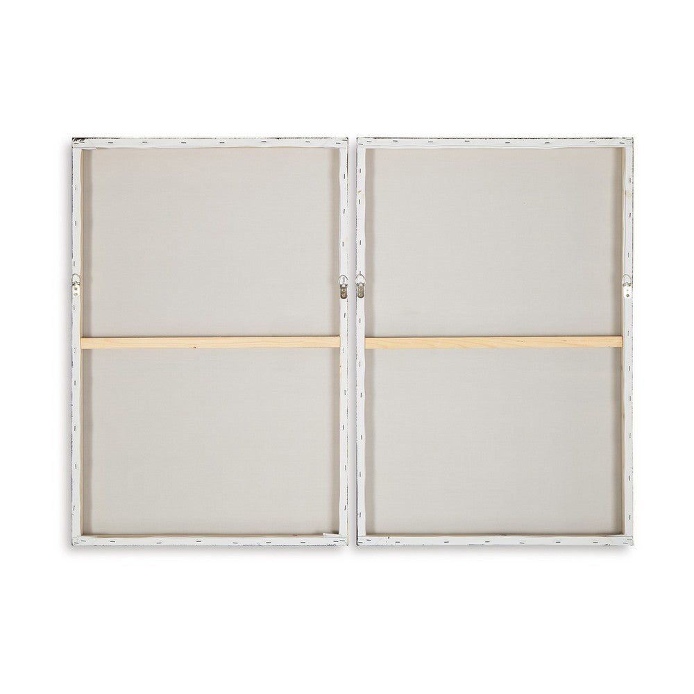 Dune 2 Piece Wall Art Set, 24x35, Tan, Brown Hand Painted Canvas -BM332897