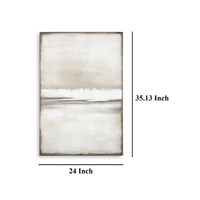 Dune 2 Piece Wall Art Set, 24x35, Tan, Brown Hand Painted Canvas -BM332897