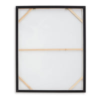 Arc Horse Silhouette Wall Art Painting, 40x50, Black and White Canvas -BM332901