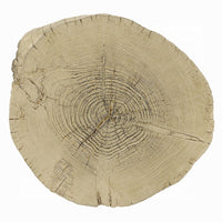 Rennie Accent Table, Light Natural Brown Cement, Log Shape, 14 Inch -BM333132