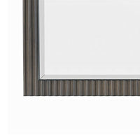 Jeh Dresser Mirror, Espresso Brown Wood, Sleek Rectangular Frame 36x42 -BM333158
