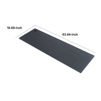 Asti Workbench Top, 20x64 Metallic Gray, Eco Friendly Melamine -BM333321