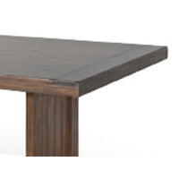 Reggie Dining Table, 60 Inch Rectangular Top, Brown Mahogany Wood  -BM333331