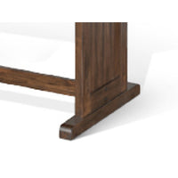 Reggie Dining Table, 60 Inch Rectangular Top, Brown Mahogany Wood  -BM333331