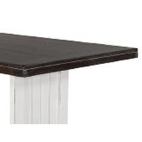 Orso Counter Height Dining Table, 60 Inch Rectangular, Off White Brown -BM333334