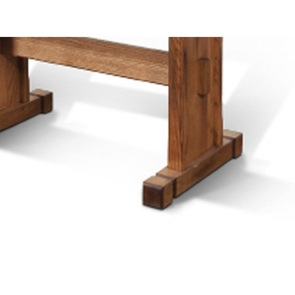 Marv Dining Table, 50 Inch Rectangular, Farmhouse Light Brown Wood -BM333336