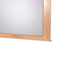 Marv Vanity Dresser Mirror, Natural Slate Inlay, Light Brown 46 Inch -BM333343