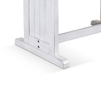 Sime Dining Table, 60 Inch Rectangular Plank Top, Off White Wood -BM333356