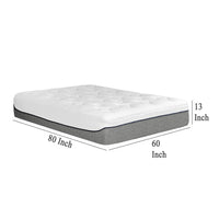 Divy Queen Size 13 Inch Mattress, Cool Gel Memory Foam, Jacquard Cover -BM333371