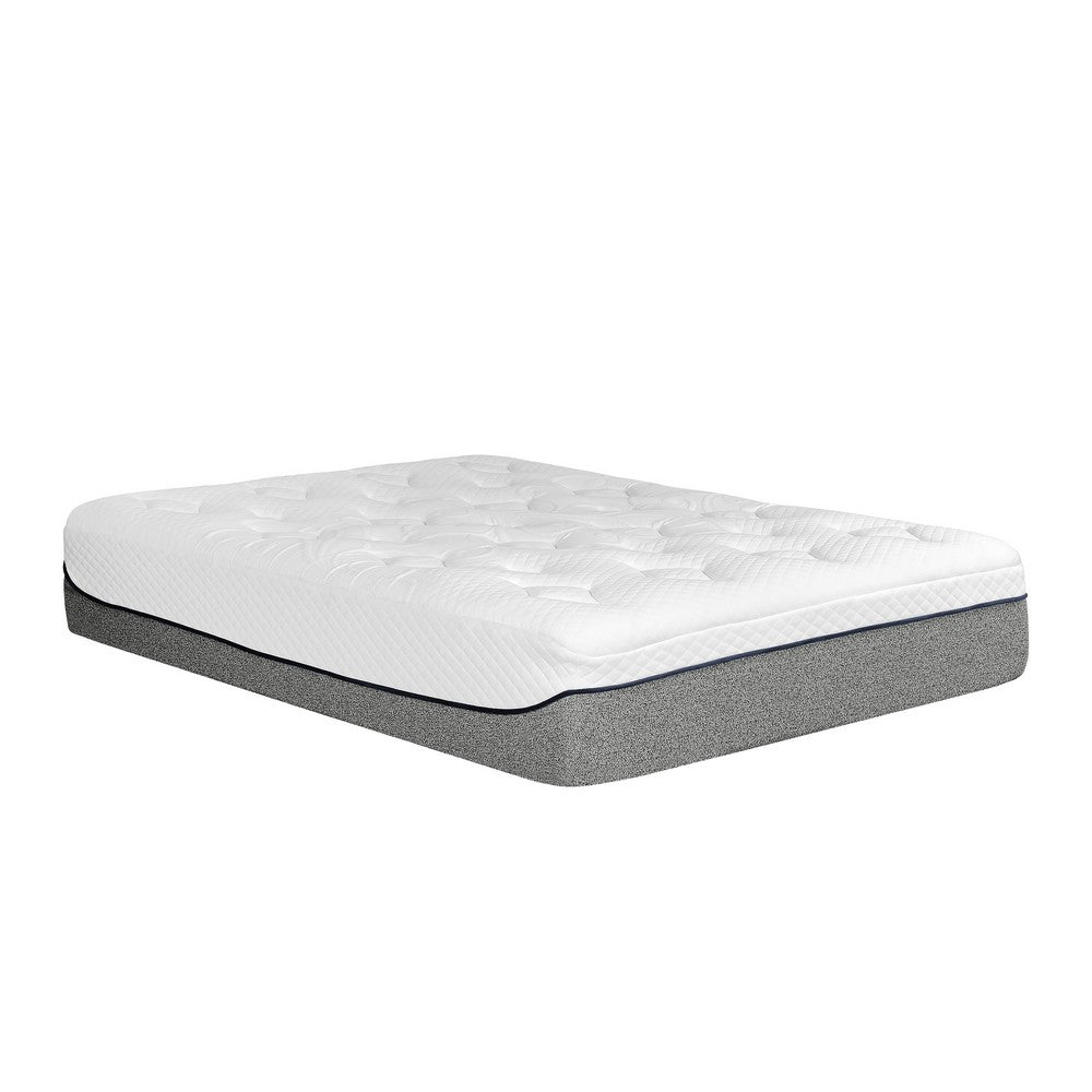 Divy Queen Size 13 Inch Mattress, Cool Gel Memory Foam, Jacquard Cover -BM333371