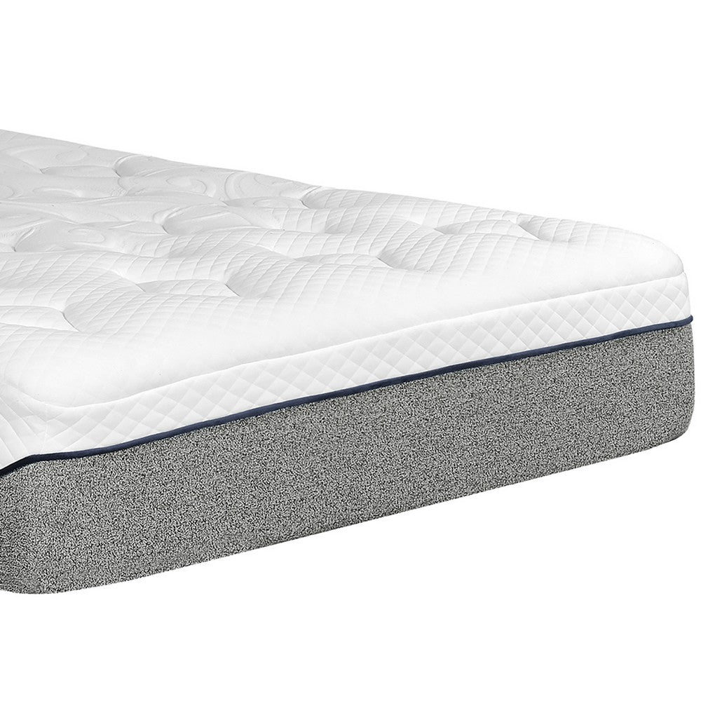 Divy King Size 13 Inch Mattress, Cool Gel Memory Foam, Jacquard Fabric -BM333372