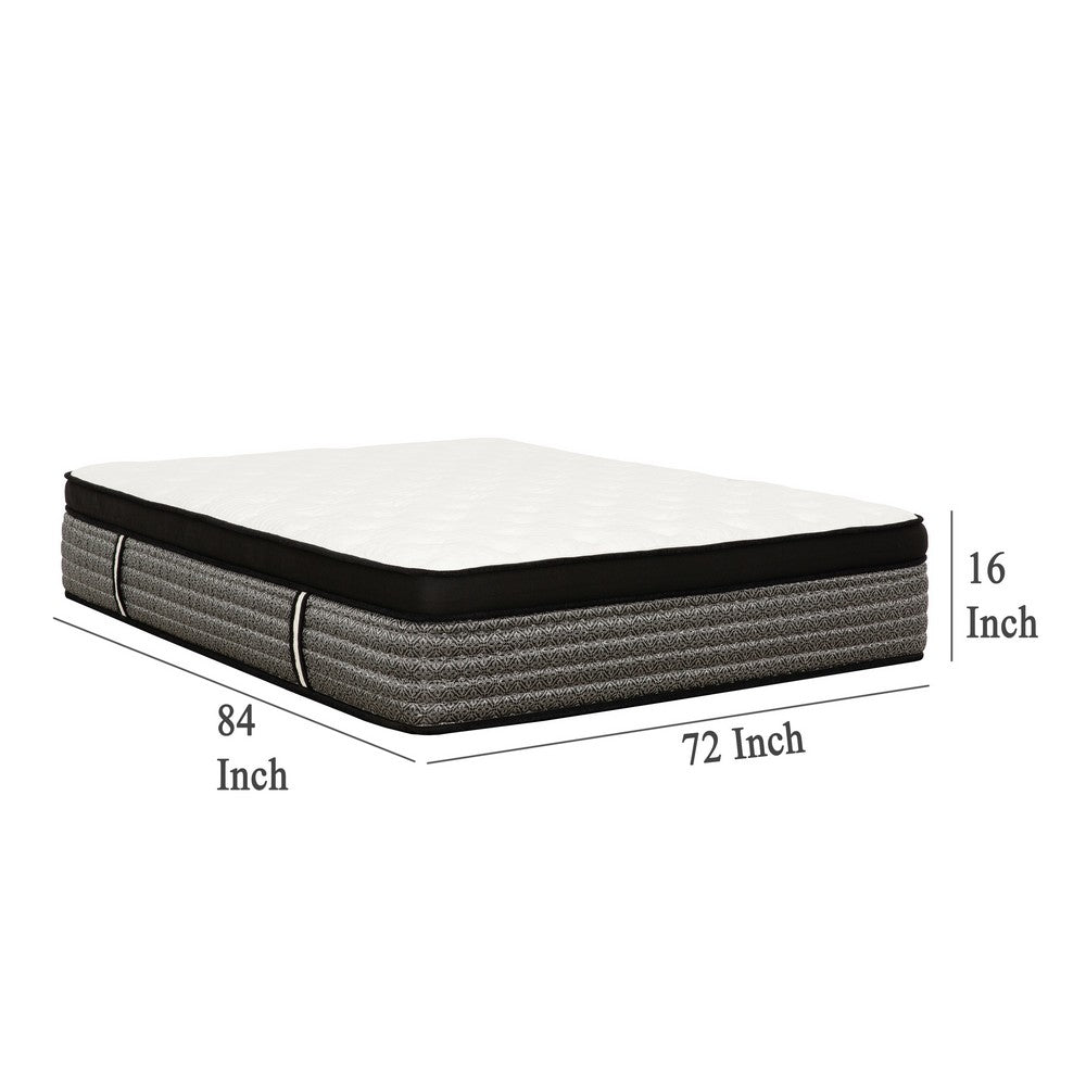 Che California King 16 Inch Mattress, Pocket Coil Cool Gel Memory Foam -BM333383