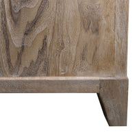 Rima Nightstand with 2 Drawers, English Dovetail, Natural Teak Brown -BM333465