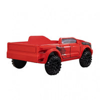 Tonie Truck Twin Bed, Interactive Lights and Sound Effects, Red ABS - BM333628