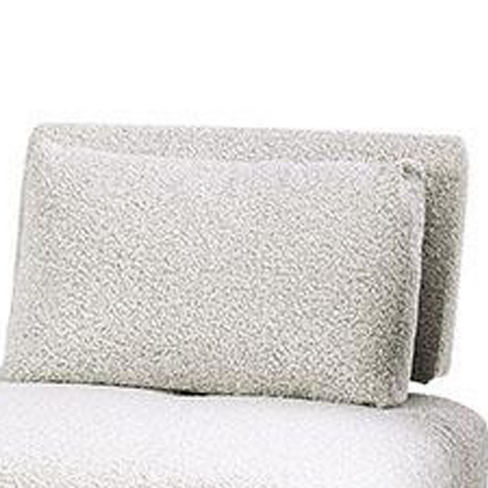 Stavan Modular 2 Seat Sofa, Small Ottoman, Light Gray, Adjustable Back - BM333650