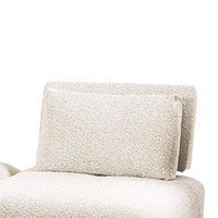 Stavan Modular Curved 2 Seat Sofa, Ottoman Beige Adjustable Seat Depth - BM333655