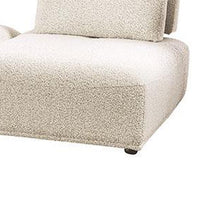 Stavan Modular Curved 2 Seat Sofa, Ottoman Beige Adjustable Seat Depth - BM333655