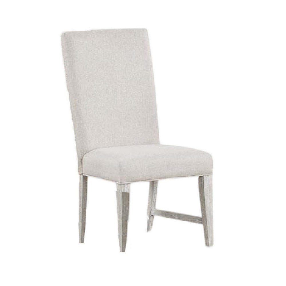 Diaz Dining Side Chair Set of 2, Tapered Legs, Light Gray Poplar Wood -BM333715