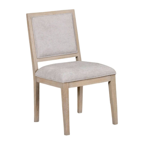 Kizie Dining Side Chair Set of 2, Rustic Panel Design Tawny Brown Wood -BM333744