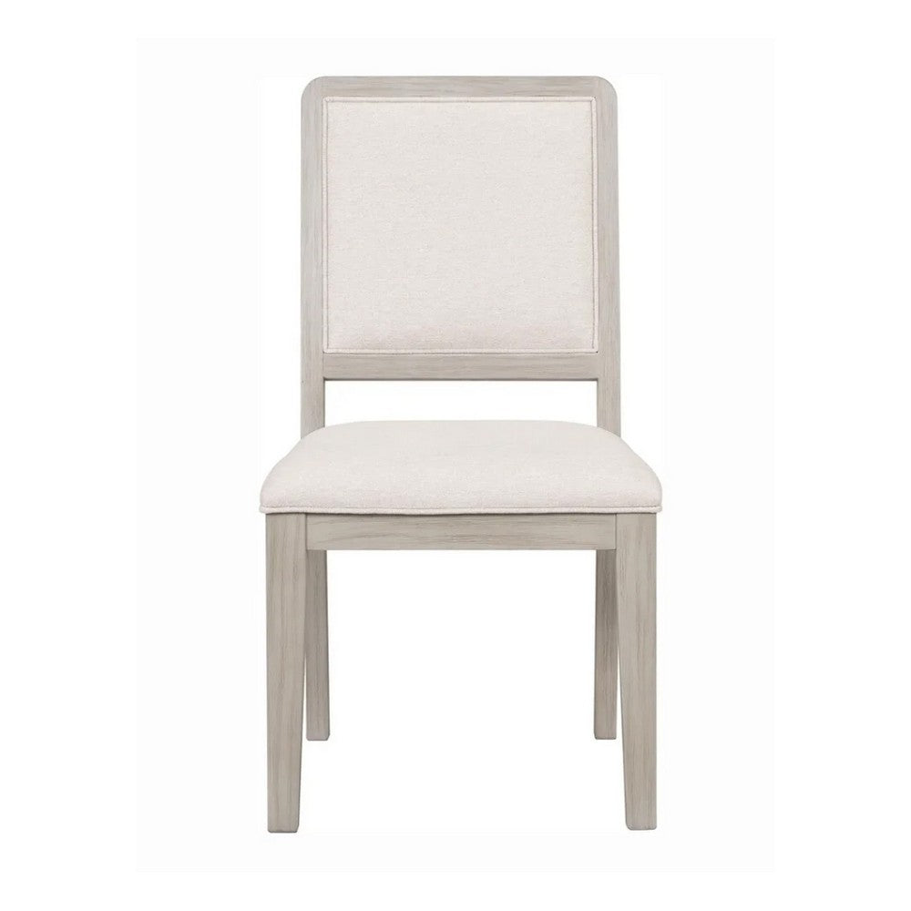 Giva Dining Side Chair Set of 2, Rattan Design, Natural Brown Wood -BM333747