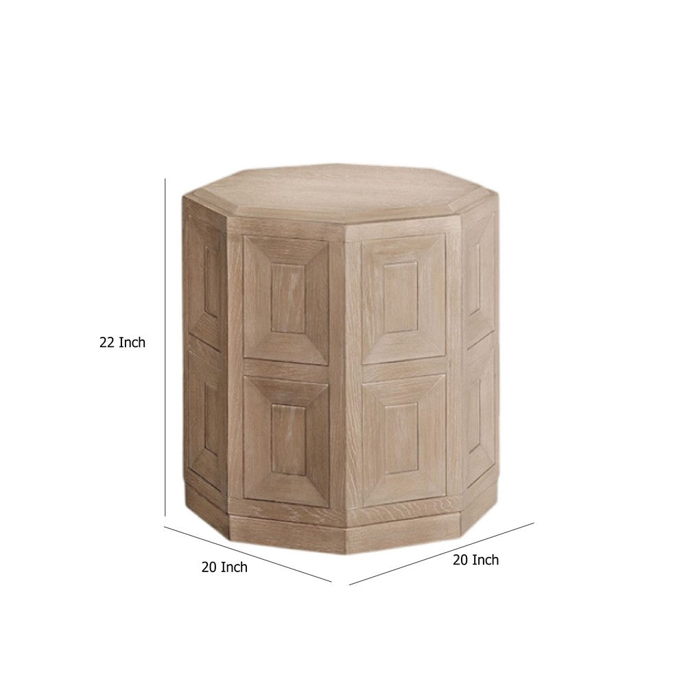 Kizie Accent Side End Table, Tawny Brown Wood, Rectangular 20 Inch -BM333767