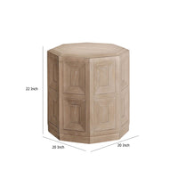 Kizie Accent Side End Table, Tawny Brown Wood, Rectangular 20 Inch -BM333767