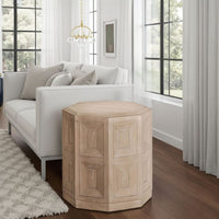 Kizie Accent Side End Table, Tawny Brown Wood, Rectangular 20 Inch -BM333767