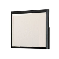 Zoko Dresser Mirror with Beveled Design, Ash Gray Solid Wood 38x42 -BM333788