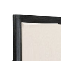Zoko Dresser Mirror with Beveled Design, Ash Gray Solid Wood 38x42 -BM333788