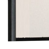 Zoko Dresser Mirror with Beveled Design, Ash Gray Solid Wood 38x42 -BM333788