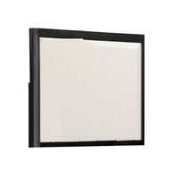 Zoko Dresser Mirror with Beveled Design, Ash Gray Solid Wood 38x42 -BM333788