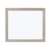 Kaira Vanity Dresser Mirror, Rustic Natural Oak Brown Wood 36x42 -BM333797