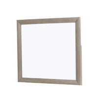 Kaira Vanity Dresser Mirror, Rustic Natural Oak Brown Wood 36x42 -BM333797