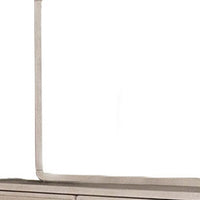 Giva Dresser Mirror, Rounded Edges, Natural Oak Beige Solid Wood 37x40 -BM333836