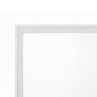 Siam Wall Mount Dresser Mirror, 34x36, Contemporary Style, White Wood -BM333867