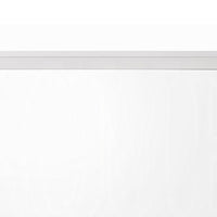 Siam Wall Mount Dresser Mirror, 34x36, Contemporary Style, White Wood -BM333867