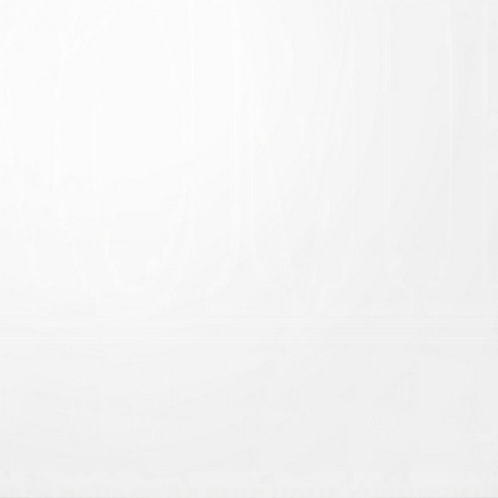 Siam Wall Mount Dresser Mirror, 34x36, Contemporary Style, White Wood -BM333867