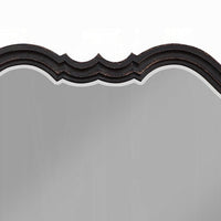 Chery Dresser Mirror, 39x46 Beveled Edges and Classic Black Wood Frame -BM333880