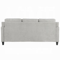 Royi Sofa, Track Armrest, 78 Inch, Gray Fabric Seat w Tufted Backrest -BM333885