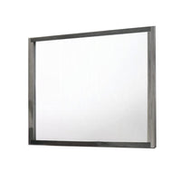 Joho Dresser Mirror, 38x50, Dual Tone Gray Wood, Natural Grains  -BM333901