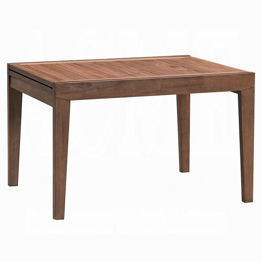 Mea Dining Table, 47-94 Inch Expandable Top, Scandinavian Walnut Brown -BM333924