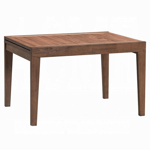 Mea Dining Table, 47-94 Inch Expandable Top, Scandinavian Walnut Brown -BM333924