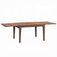 Mea Dining Table, 47-94 Inch Expandable Top, Scandinavian Walnut Brown -BM333924
