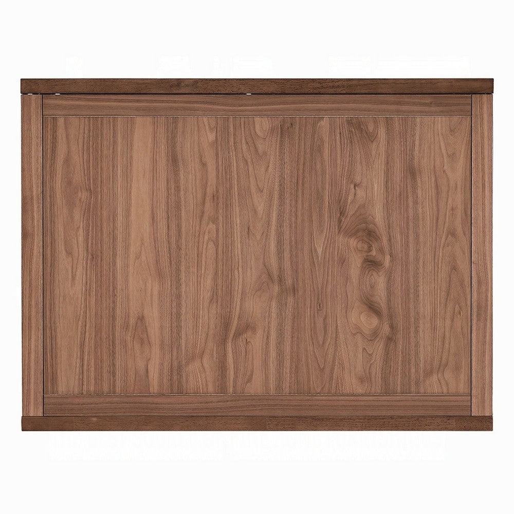 Mea Dining Table, 47-94 Inch Expandable Top, Scandinavian Walnut Brown -BM333924