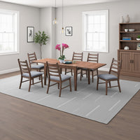 Mea Dining Table, 47-94 Inch Expandable Top, Scandinavian Walnut Brown -BM333924