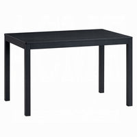 Frey Dining Table, 47 Inch Rectangular Top, Scandinavian Black Wood -BM333927